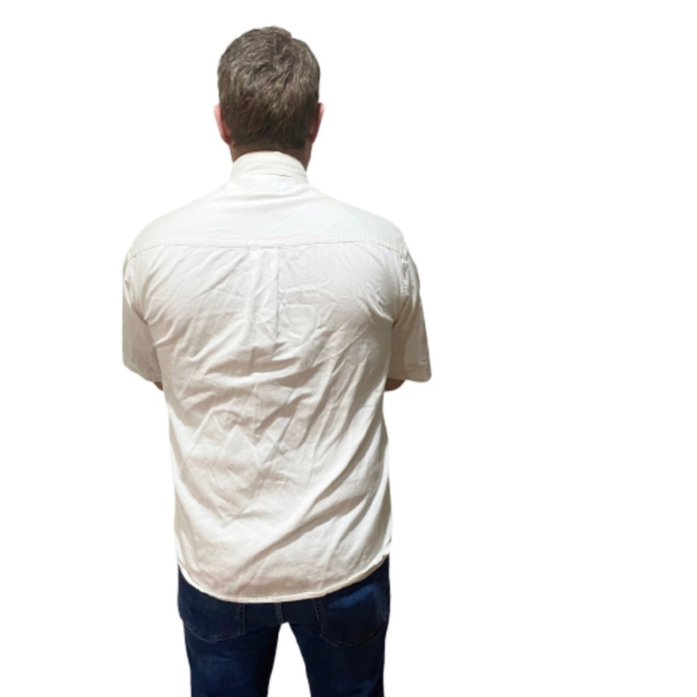 Harley Davidson Men’s White Dress Short Sleeve Button Shirt Size XL - Picture 2 of 6
